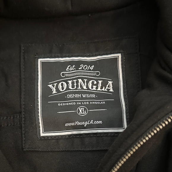 YoungLA Black Denim Jacket - Picture 2 of 7